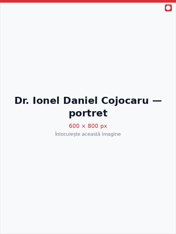 Dr. Ionel Daniel Cojocaru, medic specialist radioterapie, coordonatorul Centrului de Radioterapie și Oncologie Elytis Iași